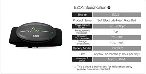 EZON Monitor otkucaja srca sa remenom za grudi, za više naučnih vježbi