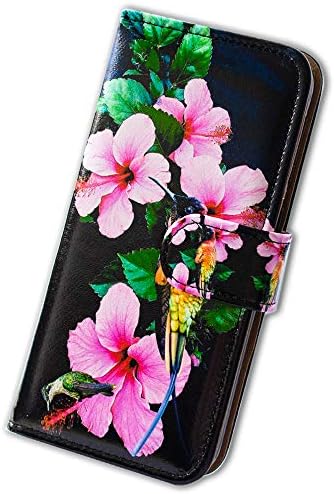 Motorola Moto G Pure Case, Moto G Power 2022 Case,Bcov Hummingbirds Pink Flowers kožna preklopna futrola za telefon Navlaka za novčanik