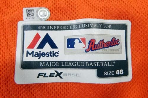 2017 Houston Astros Dallas Keuchel 60 Igra Polovna narančasta dres jak patch - igra Polovni MLB dresovi