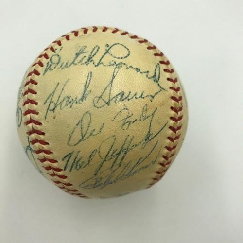 Lijepo 1953. Chicago Cubs tim potpisao je bejzbol nacionalne lige - autogramirani bejzbol