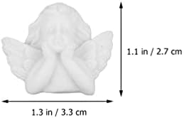 Toddmomijski obrti minijaturni anđeo figurice 36pcs smola anđeoski statuu Angel ukrasi stolni kolekcionarski umjetnički lik Desktop