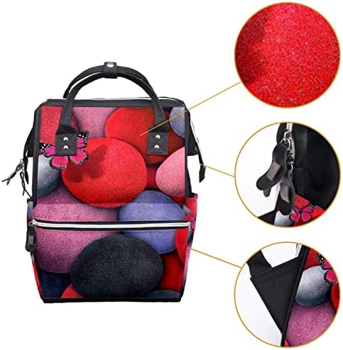 Guerotkr putnički ruksak, ruksak za pelenu, ruksak pelena, 3D boja šljunak leptir