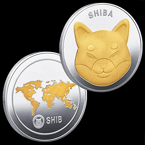 Shiba Inu Coin, Shib Coin, Shibcoin Komemorativni novčići pozlaćeni kovanice Shiba Coin Limited Edition Kolekcionarni novčić sa zaštitnom
