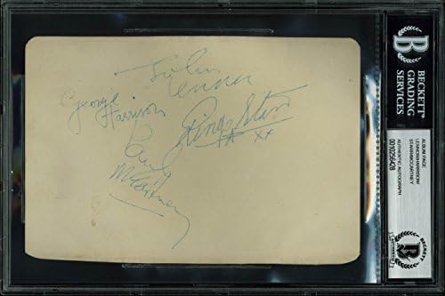 Beatles McCartney, Lennon, Harrison & Starr potpisali su stranicu Album Bas