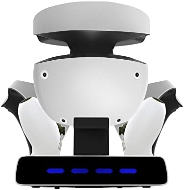 Beisdirect VR stanica za punjenje dvostrukog kontrolera kompatibilna sa Psvr2 postoljem za punjenje PS VR2 nosač slušalica za PS VR2