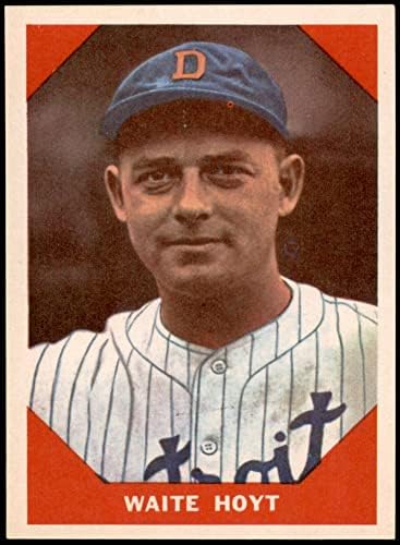 1960 Fleer 69 Waite Hoyt Tigrovi / Yankees / Red Sox Ex / MT + Tigrovi / Yankees / Red Sox