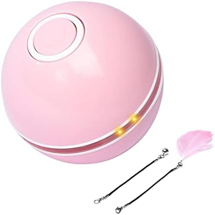 Floralby mačke Rotirajuća lopta Smart LED Automatsko isključivanje Mačke igračke kugle defrom ružičasta