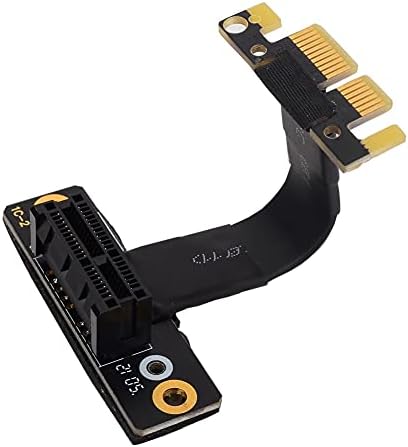 Konektori PCIe 3.0 x1 do x1 Produžni kabl PCI-E 8G/BPS Dual vertikalna 90 stepeni pravim uglom PCI Express 1x Riser kartica traka