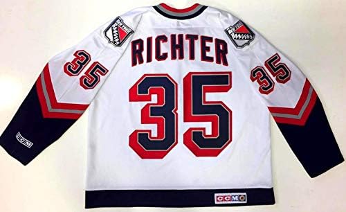 Mike Richter originalni CCM New York Rangers 1998 Liberty Veličina dresa XXL - autogramirani NHL dresovi