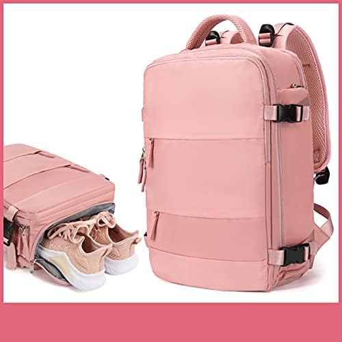 Djevojka školska torba Lagana putni ruksak Veliki kapacitet Prenosiva torba za računar sa USB priključkom za 15,6 '' laptop