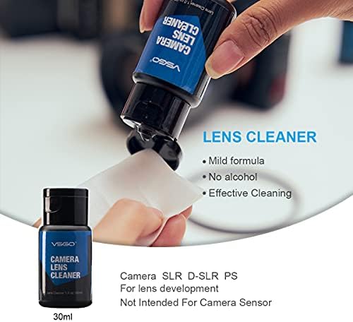VSGO Dkl-15d profesionalni fotoaparati komplet za čišćenje sa olovkom za sočiva Puhalo za čišćenje sočiva i tečnost za čišćenje kamere,