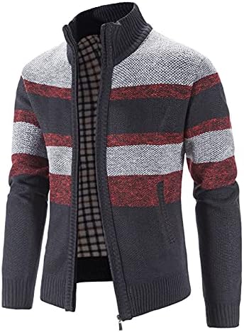 Džemper XXBR CARDIGAN za muške, jesen zimske pletene boho patchwork topla jakna patentna dugmeta Otvoreni prednji kaput za kratkog