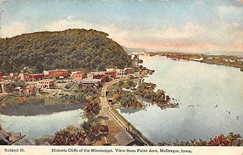 IA, Iowa Old Vintage Antique Collectables for Sale Cliffs of the Mississippi View from Point Ann 1910