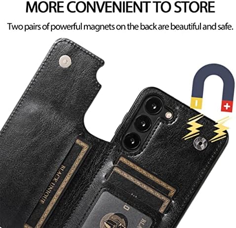 Premium kožna torbica za novčanik sa postoljem i držačem za kartice za Samsung S23-Ultimate Protection and Convenience