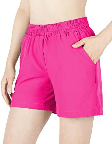 Ženske pješačke kratke hlače od 33 000 stopa Brze suho lagane ljetne kratke hlače s džepovima za vanjsko putovanje casual