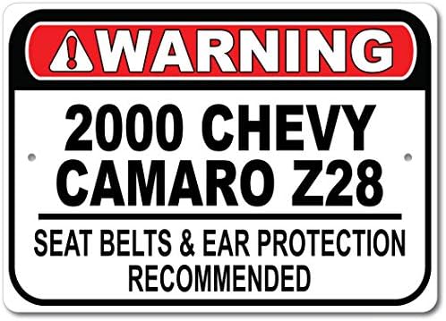 2000 00 Chevy Camaro Z28 Seat Better Preporučeni brz auto znak, metalni garažni znak, zidni dekor, GM Auto-znakovnici - 10x14 inča