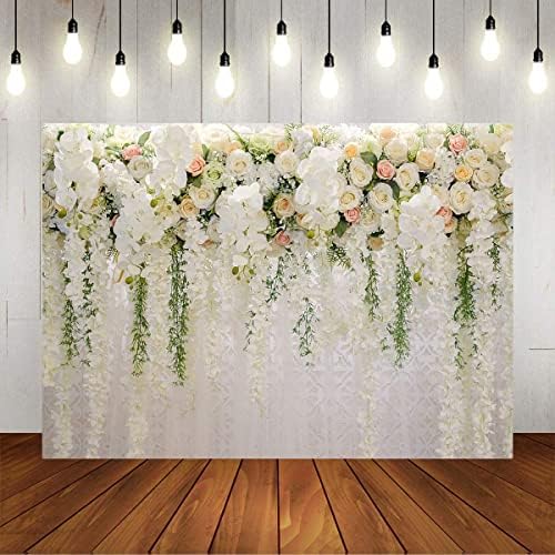 Mocsicka pozadina za vjenčanje romantika svadbena cvjetna zidna pozadina za fotografiju vinil Sretan Majčin dan torta stol za dekoraciju