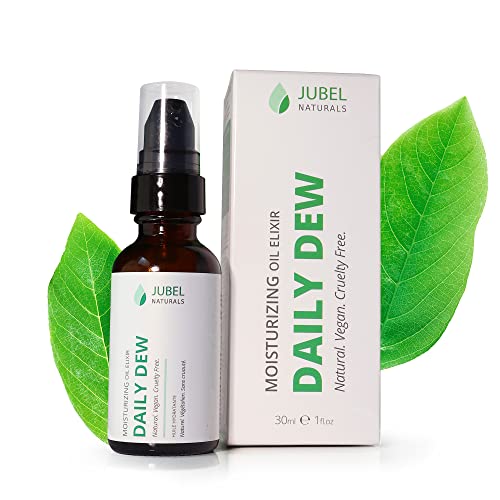 Jubel Naturals Daily Dew, hidrirajte & umirite suhu kožu, spriječite bore, hidratantno ulje Elixir, Serum sa šipkom ulje + Vitamin