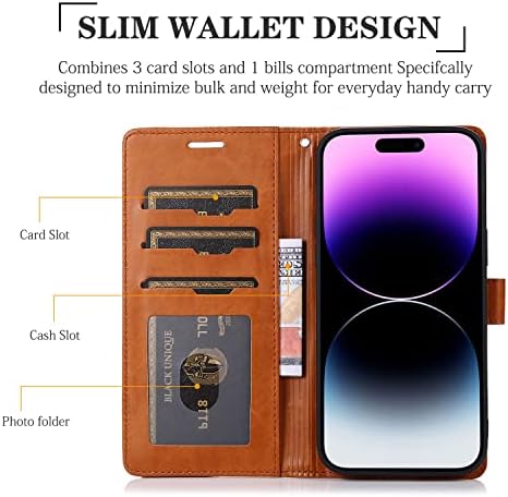 NJUDE Wallet Case kompatibilan sa Xiaomi Redmi 10 futrolom, Pu kožnom futrolom za novčanik, utorima za kartice magnetno zatvaranje
