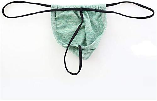Andongnywell Mens T-Back tange seksi niski uspon G-String Gatchs Bulge torbice Donje rublje Psickers gaća