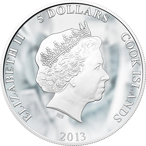 2013 Doood Cook Islands - Snow Queen - Soyuzmultfilm - 1oz - Srebrni novčić - 5 USD Necrnuo