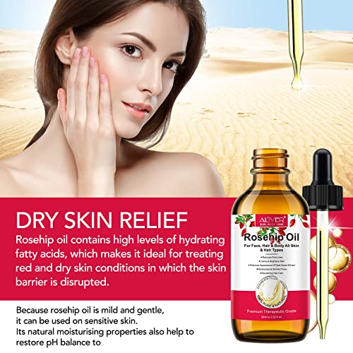 Ulje za šipak za lice, organsko ulje za šipak za kožu, Anti-Aging-bore - Acne Scar esencijalno ulje za šipak za lice, ulje za sjeme