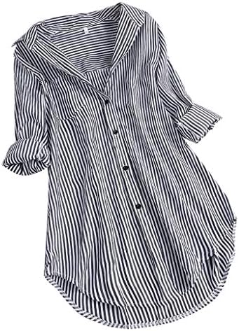 LytryCamev ženske vrhove Dressy Casual Ljetne bluze za žene Modne elegantne majice s kratkim / dugim rukavima Katum s dugim rukavima