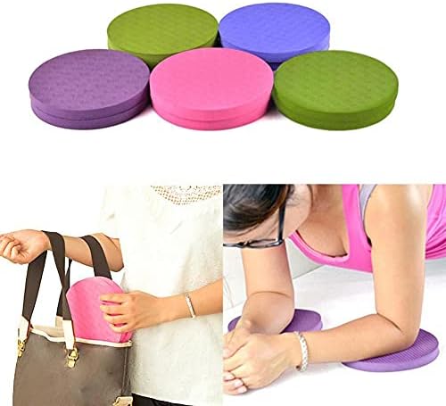yoga mat ručnik prijenosni mali okrugli jastučić za koljena podloga za jogu fitnes podloga za telad plank podloga za zaštitu ploča
