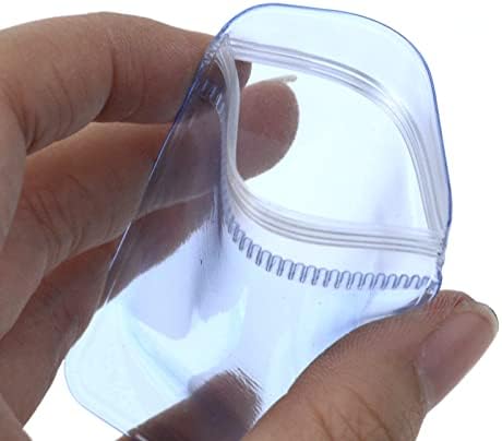 Woogim 100kom samo zaptivne plastične kese prozirne PVC kese sa zatvaračem 1, 97x2, 76Inches torbica sa prozirnom bravom za čuvanje