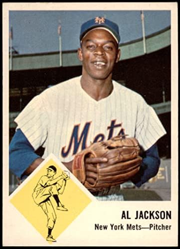 1963. Fleer 48 Al Jackson New York Mets Ex / MT + Mets