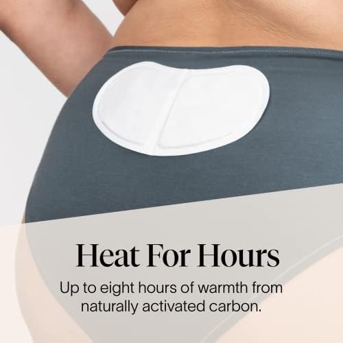 Cora flaster za rasterećenje toplote 2 Pakovanje - umirite grčeve do 8 sati toplotom od aktivnog uglja - prianja na vašu odeću kako