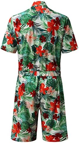 Muški havajski setovi Muškarci Ljetni modni kombinuiti Zipper za slobodno vrijeme nije smješten digitalni tiskarskim puštanjem na plaži