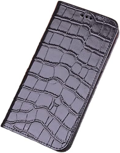 KOSSMA futrola za iPhone 14 Pro Max, luksuzna preklopna futrola sa magnetnim zatvaračem od prave kože sa mekom podstavom od mikrovlakana