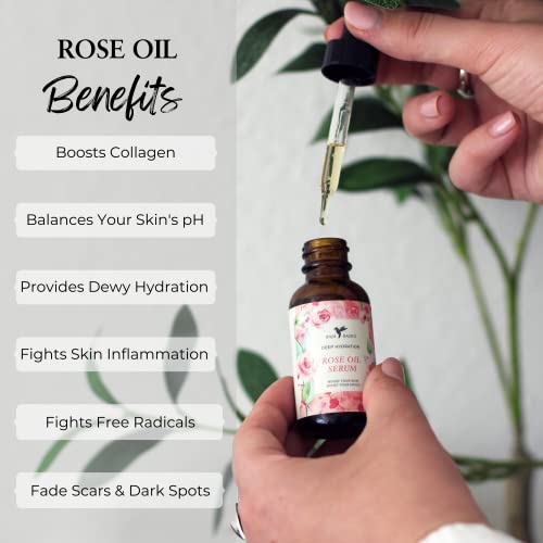 Baja Basics ružino ulje za lice, esencijalno ulje ruže, Serum za lice i ružino ulje za kožu, kosu i nokte, nerafinirana hidratantna