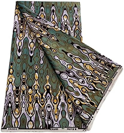 46-47 inča Široki originalni zlatni vosak pamuk Ankara tkanine po metru pravi afrički vosak Print tkanina haljina materijal Afrička