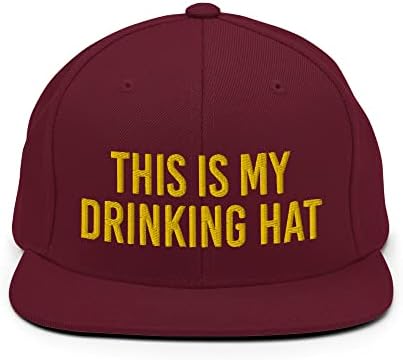 PIJENJI PARTY EMZOEDNIRANI SNAPBACK HAT, ovo je moj pitični šešir