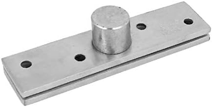 X-dree 98x24x25mm metal 360 stupnjeva vrata okretna šarka srebrni ton (98x24x25mm metal 360 grados puerta pivote bisagra tono plata