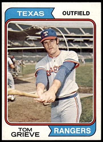 1974 FAPPS 268 Tom Grieve Texas Rangers Ex / Mt Rangers