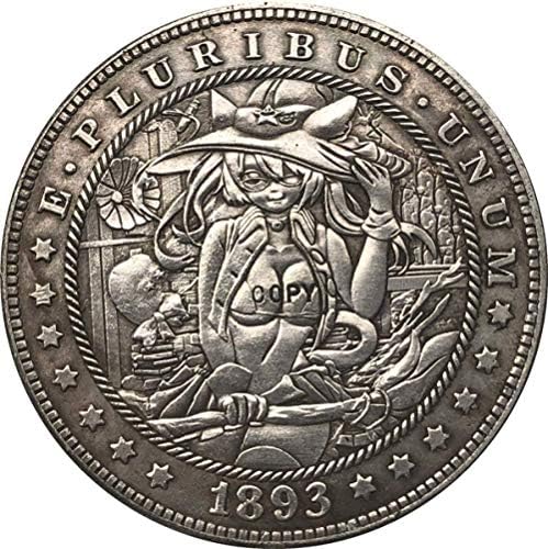 Challenge Coin Hobo Nickel 1893-s USA Morgan Dollar Coin Copy Tip 147 CopyCollection Gift Coin Cover