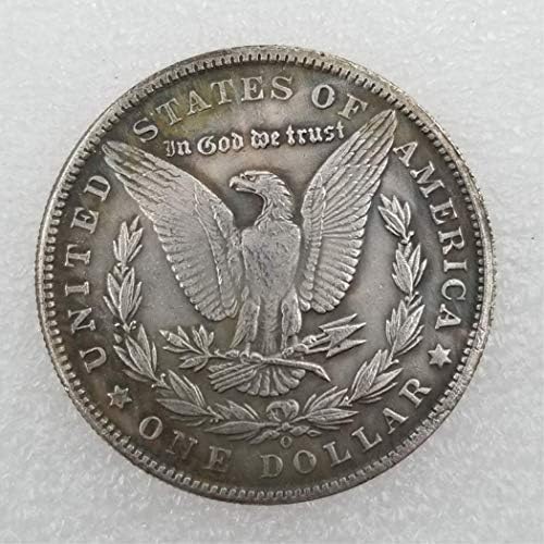 Kocreat Copy 1893-Morgan Dollar srebrna replika replika u.s Stara originalna predratnička suvenirnica kovanica Hobo Coin Lucky Coin