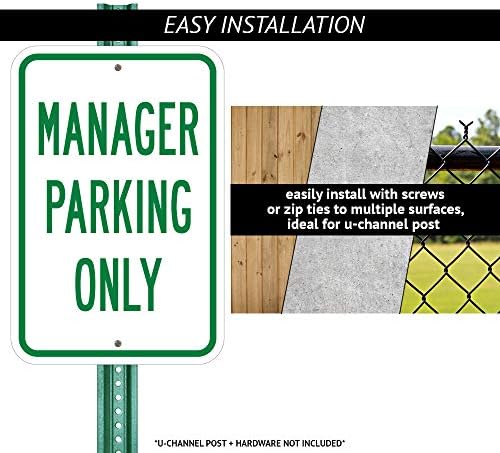 Nema parking simbola | 12 x 18 teškim mjernim aluminijskim rustnim rustnim parkiralištima | Zaštitite svoje poslovanje i općinu |
