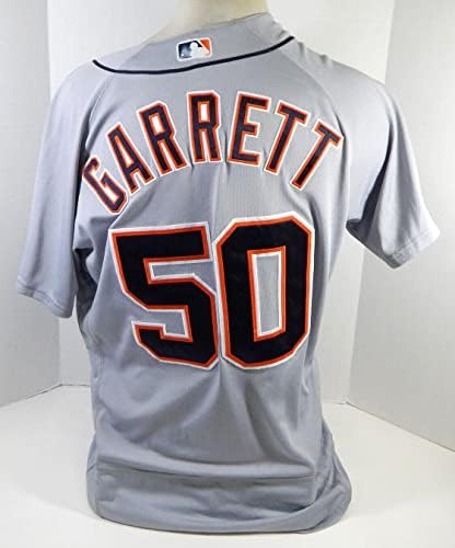 2019 Detroit Tigers Reed Garrett 50 Igra Polovna siva Jersey MLB 150 Patch 46 40 - Igra Polovni MLB dresovi