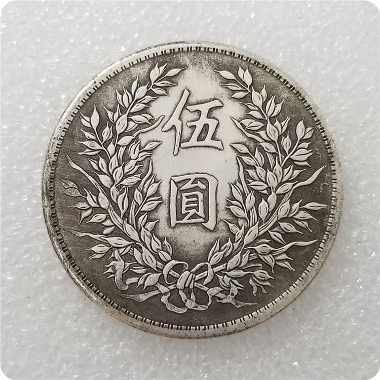 Antique RunICRAFTS prečnik 45mm Tri godine Republike Kine Srebrni stari srebrni dolar # 051