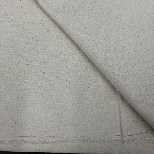 HOTGODEN srednja težina pamuk Muslin tkanina: 63 inča x 10 metara Nebijeljeni Muslin lanena tkanina materijal za šivanje materijal