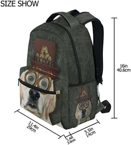 Alaza Steampunk Pas Travel Laptop ruksak za knjige za fakultet