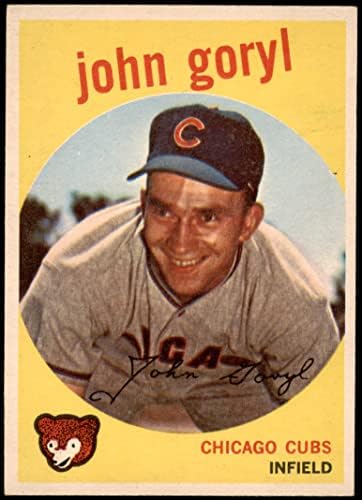 1959 TOPPS # 77 John Goryl Chicago Cubs Dean's Cards 5 - Ex Cubs