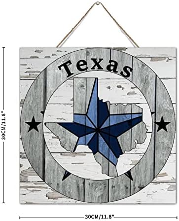 Texas Lone Star Početna stranica Inspirativna zidna zidna paleta Zidna ploča Sign 12x12 inčni Texas Love Cowgirl kauboj obojen zidnom