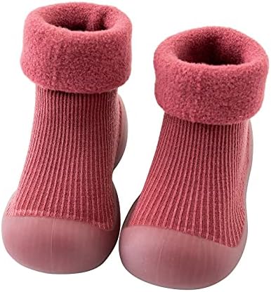 Djeca dječja dječaka Dječaci Djevojke Čvrsto tople pletene meke jedine gumene cipele čarapa za čarape za djecu