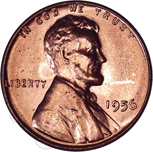 1956. Lincoln pšenični cent 1c sjajan necrnuo