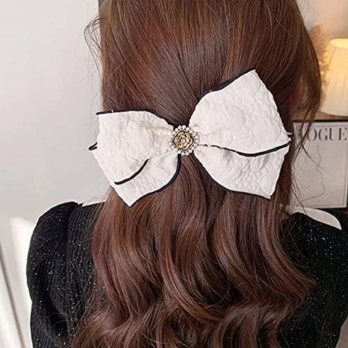Houchu ornament za kosu Luksuzne glave sa cvijećem biseri modni dizajn luk opružni isječak krpa korejska stil kose nošenje za kosu